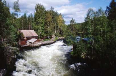 Die alte Mühle im Oulankanationalpark