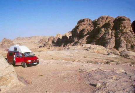 Stellplatz bei Petra (Jordanien)